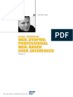 Web Dynpro: Professional Web-Based User Interfaces: Mysap Technology