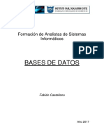 Bases de datos para formación de analistas de sistemas