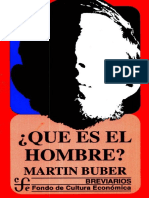 Martin Buber ¿Que Es El Hombre PDF