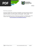 Prova TCE SP 2017 Agente Da Fiscalização Administração Resolvida