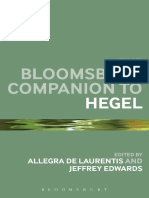 Allegra - de - Laurentiis, The Bloombsbury Companion To Hegel PDF