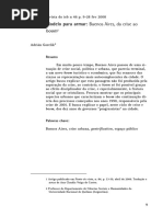 Gorelik, Buenos Aires de La Crisis Al Boom