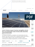 2016_ El Año en Que El Sector Energético Vio La Luz y Se Posicionó