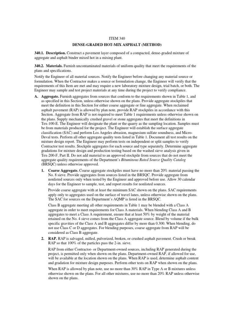 s340 PDF | PDF | Construction Aggregate | Road Surface