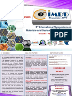 M'hamed Bougara University 3rd International Symposium Materials Sustainable Development