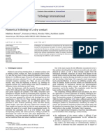 Numerical Tribology of A Dry Contact