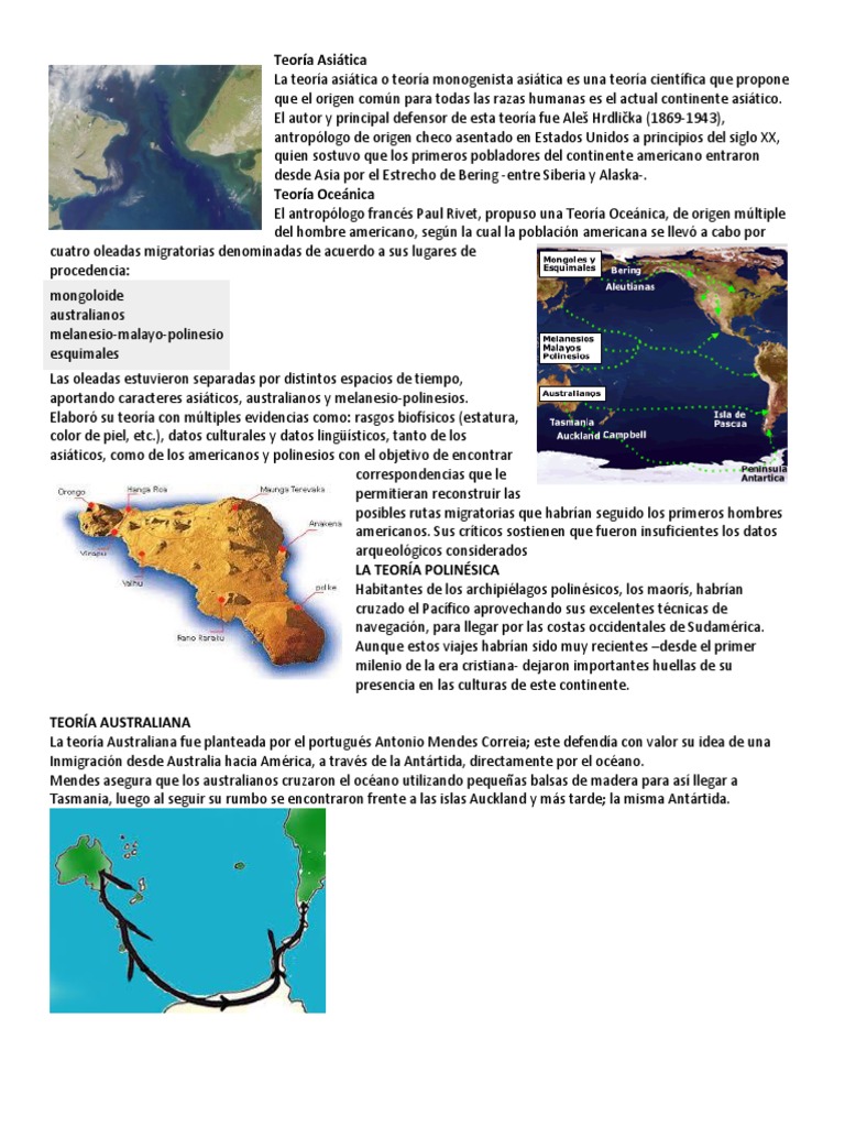 Teoría Asiática PDF Américas Polinesia