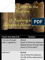 Paul's Letter To The Romans 25. Nothing To Be Ashamed About (8:3-5)