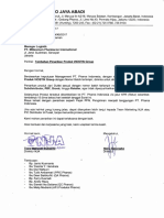 Surat Nja - Penarikan Viostin Tambahan Mpi-1