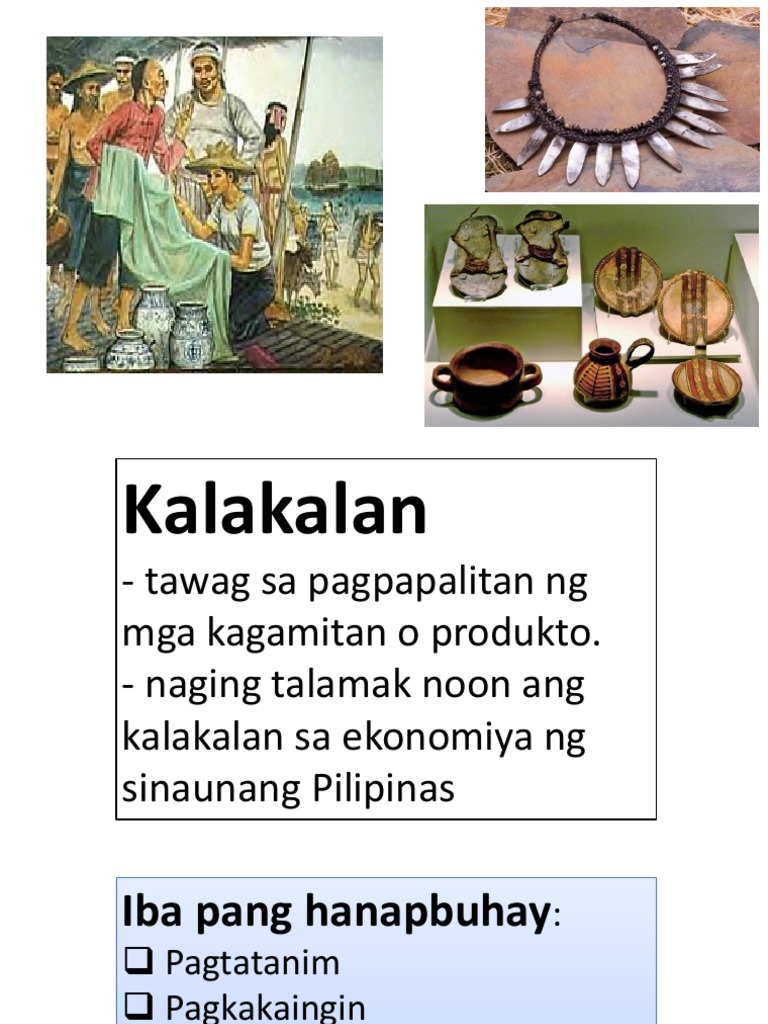 Kabuhayan ng mga Sinaunang Pilipino