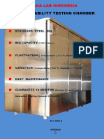 Climatic/Stability Testing Chamber: Sarana Lab Indonesia