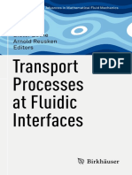 (Advances in Mathematical Fluid Mechanics) Dieter Bothe, Arnold Reusken (Eds.) - Transport Processes at Fluidic Interfaces-Birkhäuser (2017)