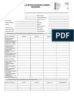 F0606 Application For Employment