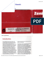Zenit SLR Camera Manuals