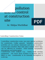 Noise Pollution and Its Control at Construction Site: Ar. Shilpa Murlidhar