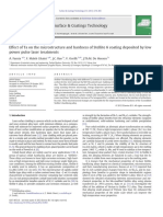 -Effect of Ta on the Micro-structure and Hardness of Stellite 6 Coating Depos