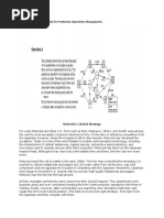 Assignment and Case Study For Production Operations Management