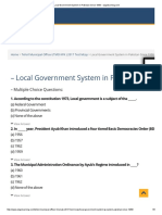 Local Government System in Pakistan Since 1958 - Ezgolearning 1 Tmo