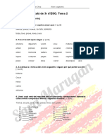 Examen 3r ESO (Tema 2) + Solucions