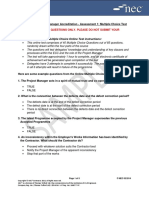 Sample Question Paper PMA