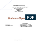 Sistema Operativo