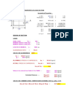 Calculation of Properties of A Box Section Geometrical Properties: - Y