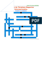 Glosario de Términos Negocios Internacionales