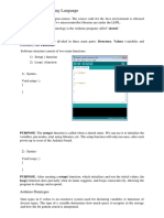 Documentation - Arduino Programming Language