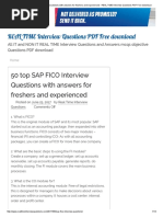 Download 50 Top SAP FICO Interview Questions With Answers for Freshers and Experienced - REAL TIME Interview Questions PDF Free Download by Manas Kumar Sahoo SN370647196 doc pdf