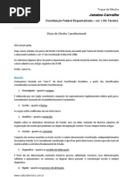 Dicas de Direito Constitucional