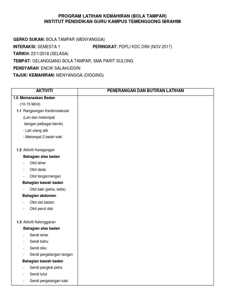 Program Latihan Kemahiran