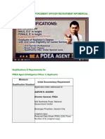 PDEA Application