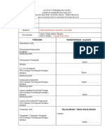 Muka Hadapan Kertas Kerja Pro Forma