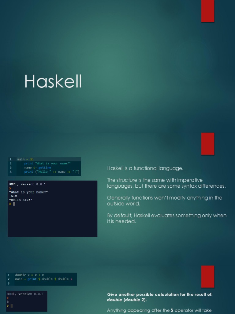 Haskell Function (Mathematics) Parameter Programming)