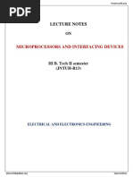 Microprocessors and Interfacing Devices - Unit-1