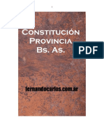 Constitución de La Provincia de Buenos Aires