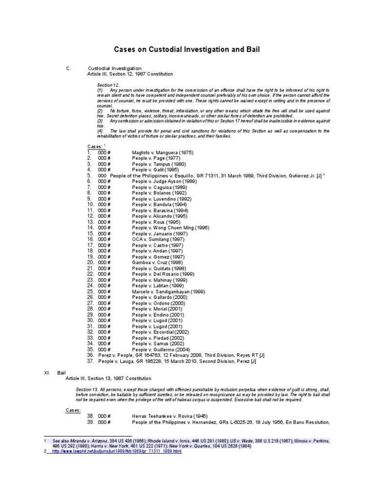 Example Of Custodial Investigation – FZFJK