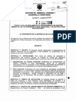 DEC 1299 de 2008 - Reglamenta Dpto Amb de Las Empresas