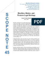Bioethics Biolaw and Western Legal Heritage - CARTIER POLAND, Susan PDF