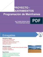 Proyecto - Requerimientos Programación de Mainframes: Ing. Freddy Infantes Quiroz Finfantesq@upao - Edu.pe