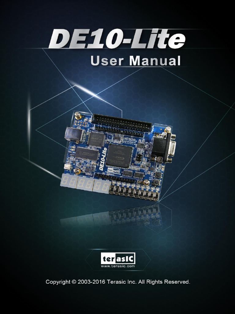 DE10 Lite User Manual | PDF | Field Programmable Gate Array | Usb