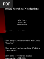 Oracle Workflow Notifications: John Peters