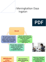 Strategi Meningkatkan Daya Ingatan