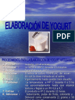 COMO PRODUCIR YOGURT Casero e Industriañ