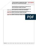 Normas de Concentracion de Medidores PDF