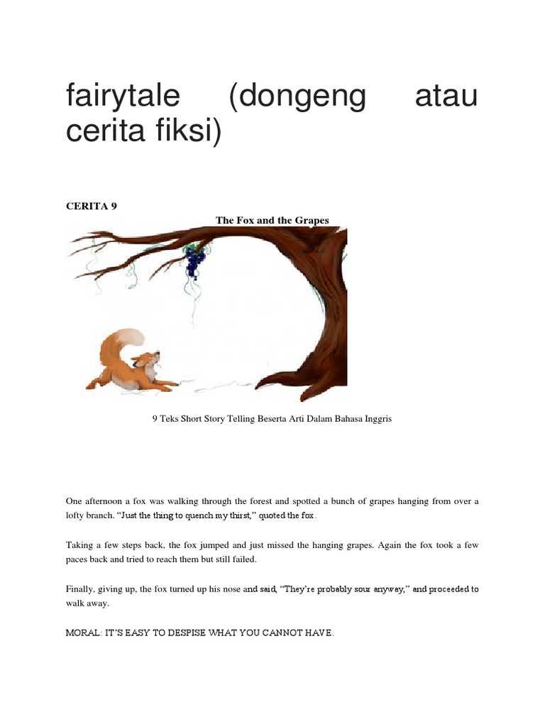 Contoh Story Telling