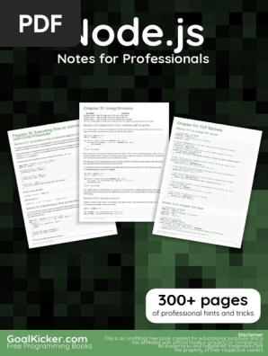 Node.js Notes for Professionals