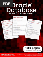 Oracle Database Notes For Professionals