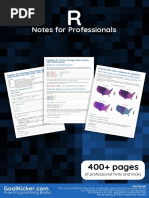 R Notes For Professionals