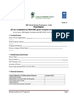 Form No. 5 Final Report - NGO